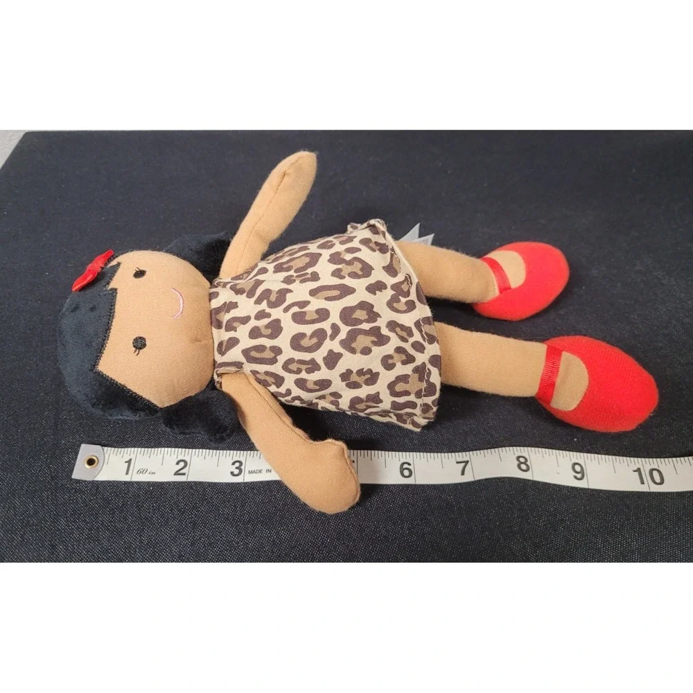 Carters Plush Doll Leopard Print Dress Approx. 10 inch (2015)